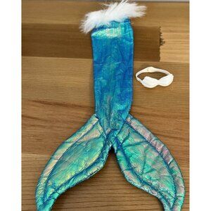 Vintage‎ Ariel Barbie Little Mermaid Tail & Top  Iridescent Mattel Replacement